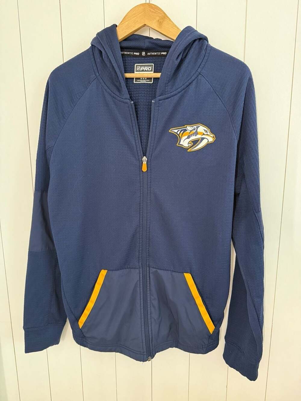 Fanatics Nashville Predators Authentic Pro Rink Full-Zip Jacket Size M